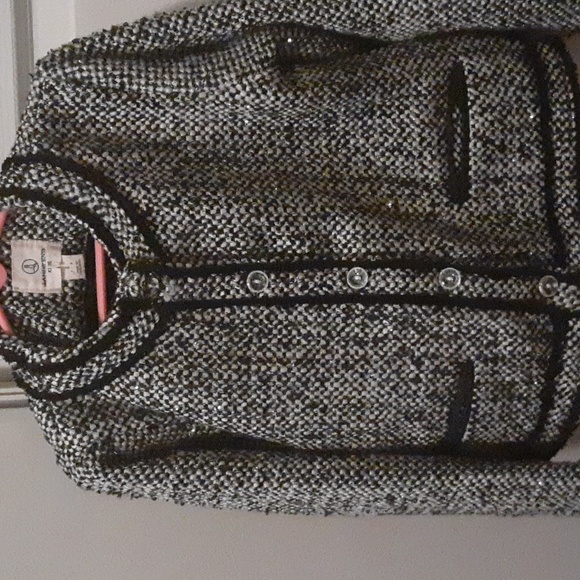 Nwot! Lands' End Tweed Jacket - Picture 1 of 7